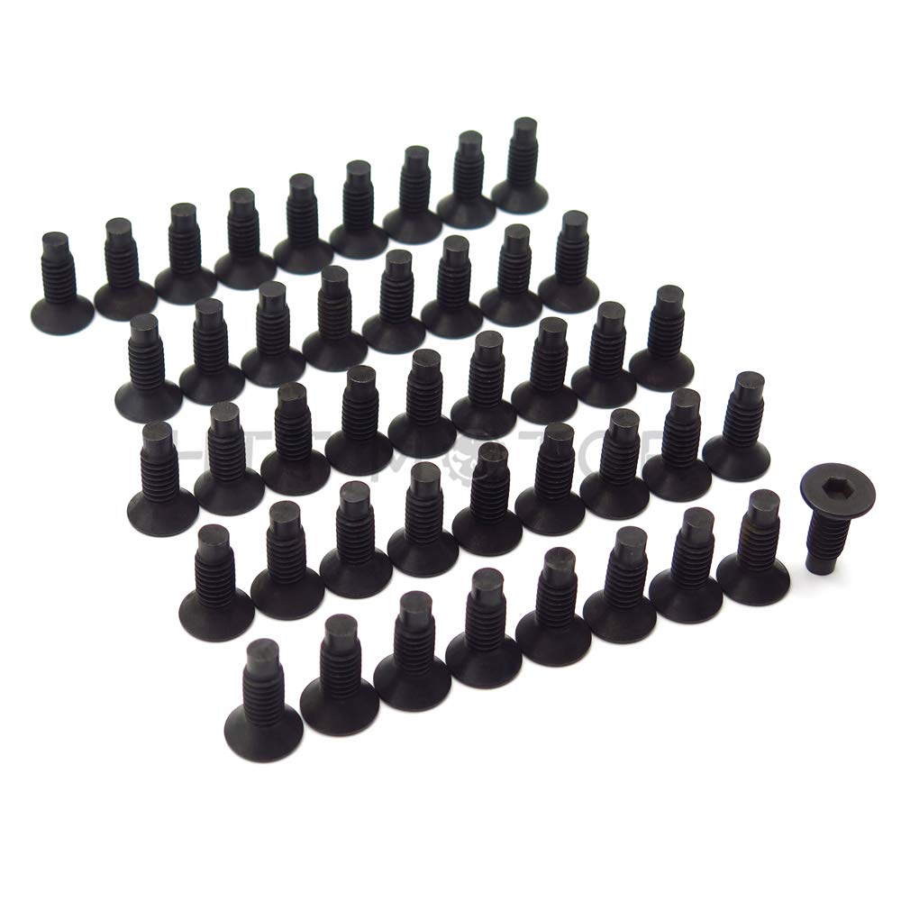 HTTMT 2E010-44PCs- SUV Car Windshield Door Tailgate Roll Bar Allen Bolt Compatible with Jeep Wrangler 1976-2006 - Image 4