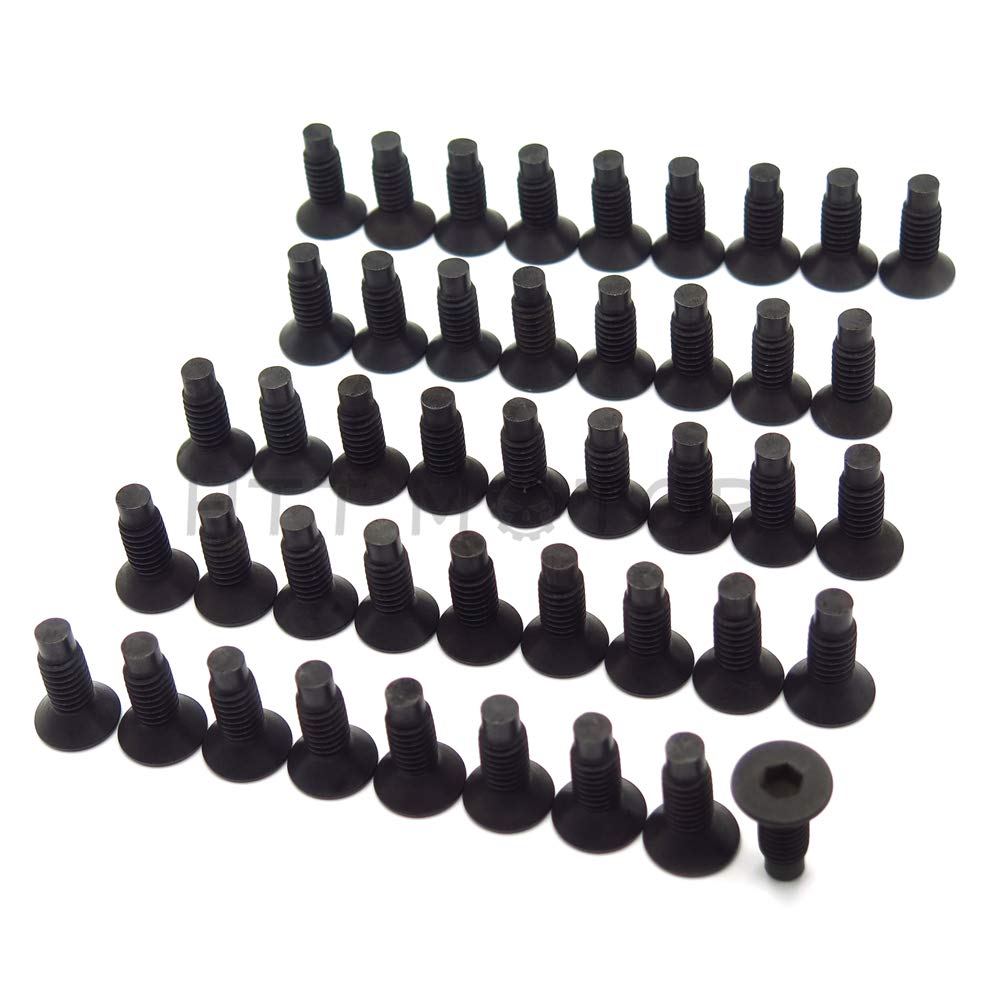 HTTMT 2E010-44PCs- SUV Car Windshield Door Tailgate Roll Bar Allen Bolt Compatible with Jeep Wrangler 1976-2006 - Image 5