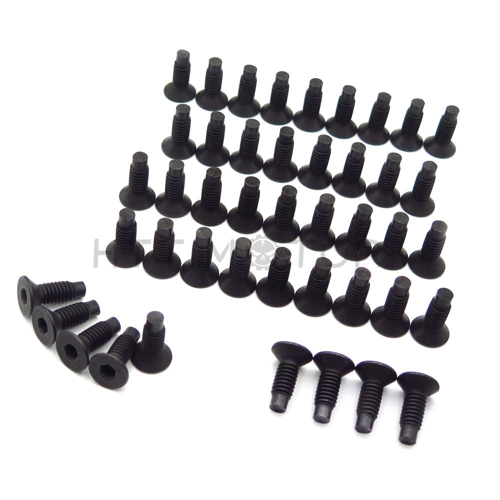 HTTMT 2E010-44PCs- SUV Car Windshield Door Tailgate Roll Bar Allen Bolt Compatible with Jeep Wrangler 1976-2006 - Image 7