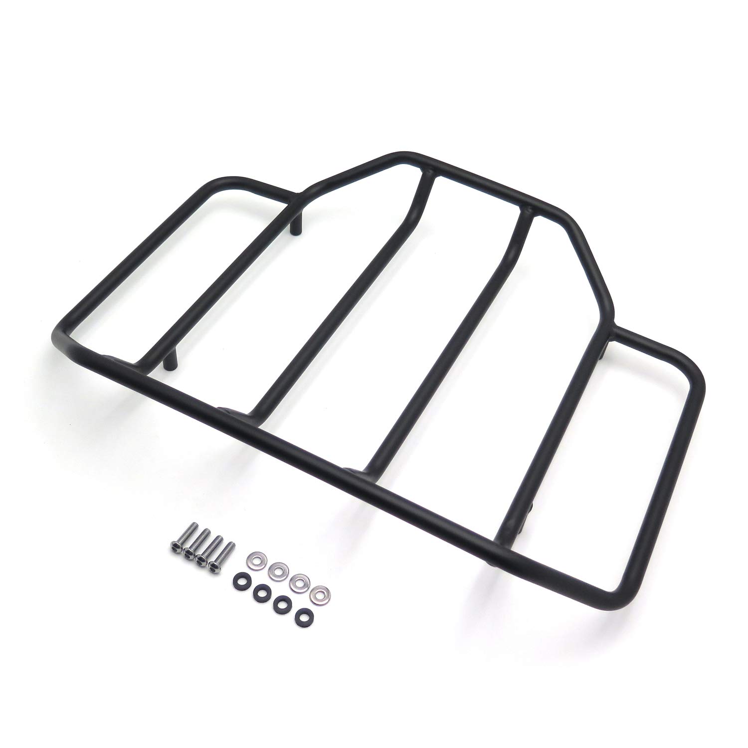 HTTMT- A07-BK Matte Black Luggage Rack Rail Trunk Luggage Rack Rail Compatible with H-D Touring Road King Street Glide Road Glide Electra Glide FLHTC FLHS… - Image 3