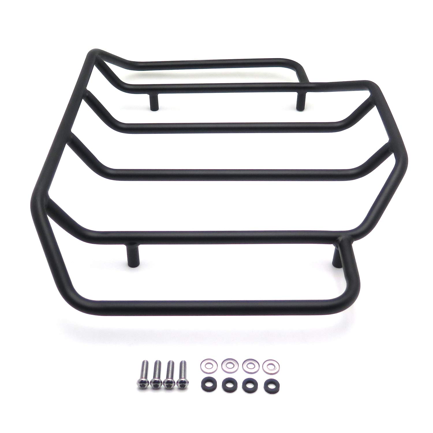 HTTMT- A07-BK Matte Black Luggage Rack Rail Trunk Luggage Rack Rail Compatible with H-D Touring Road King Street Glide Road Glide Electra Glide FLHTC FLHS… - Image 4