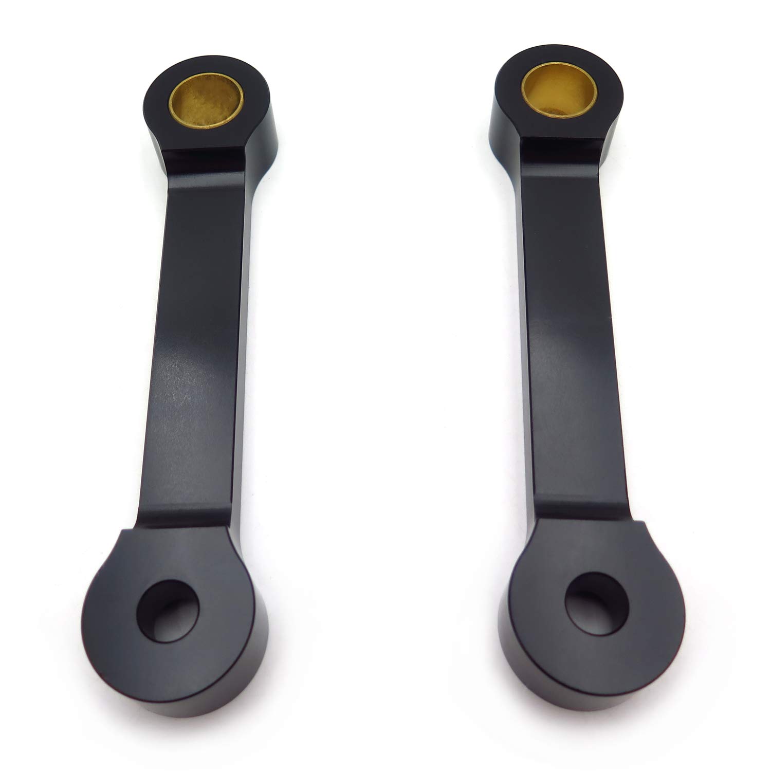 HTTMT- Aluminum Motorcycle Bike Black Lowering Links Compatible with 1986-2007 Kawasaki EX250 [P/N:MT003-BK] - Image 3