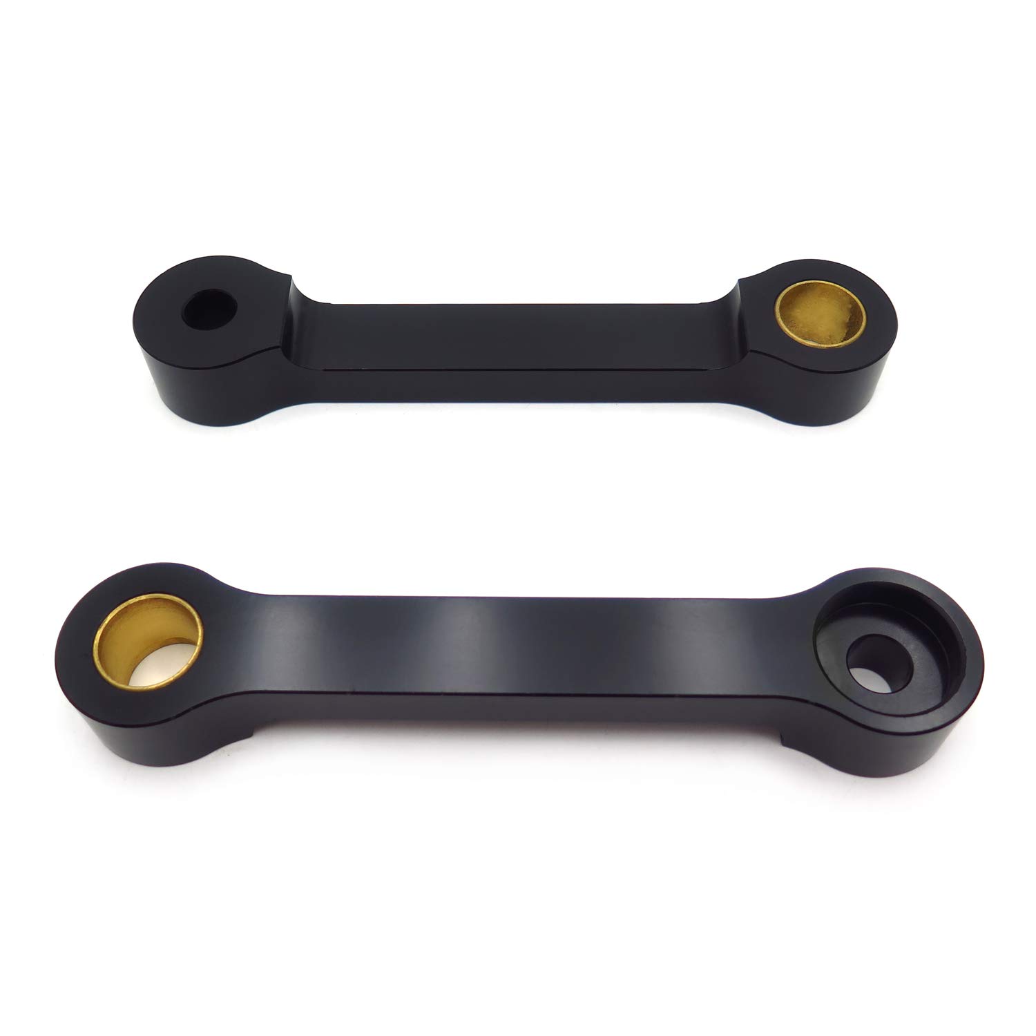 HTTMT- Aluminum Motorcycle Bike Black Lowering Links Compatible with 1986-2007 Kawasaki EX250 [P/N:MT003-BK] - Image 4