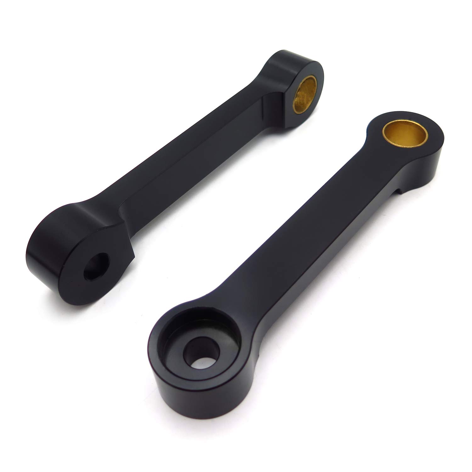 HTTMT- Aluminum Motorcycle Bike Black Lowering Links Compatible with 1986-2007 Kawasaki EX250 [P/N:MT003-BK] - Image 6