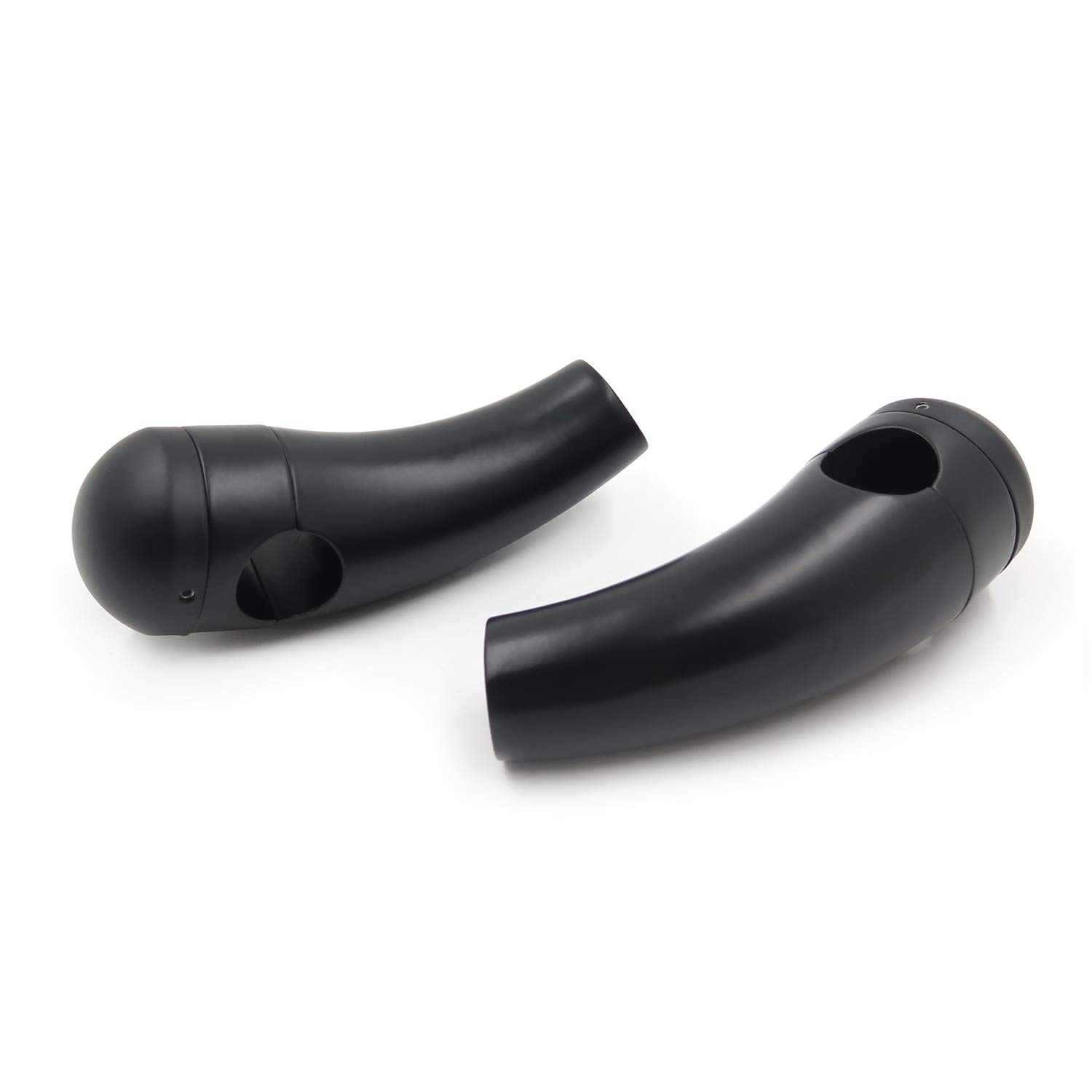 HTTMT- Black 7/8" 22mm Handlebar Riser Mounting Clamp Compatible with Harley Suzuki Kawasaki [P/N:MT030-001-22] - Image 3