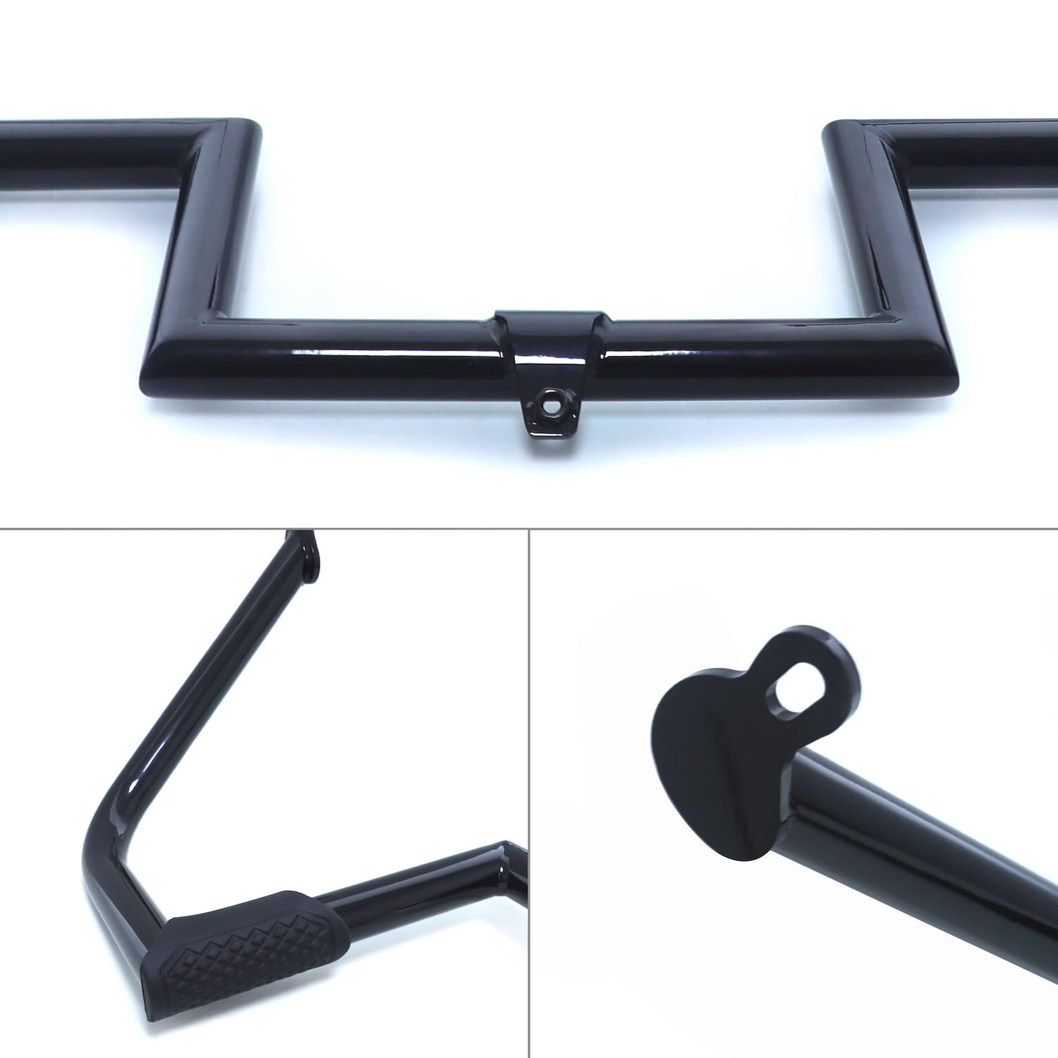 HTTMT- Black Engine Guard Highway Crash Bar Compatible with Harlei H-D 09-19 touring strike 10-11 FLHXXX - Image 3