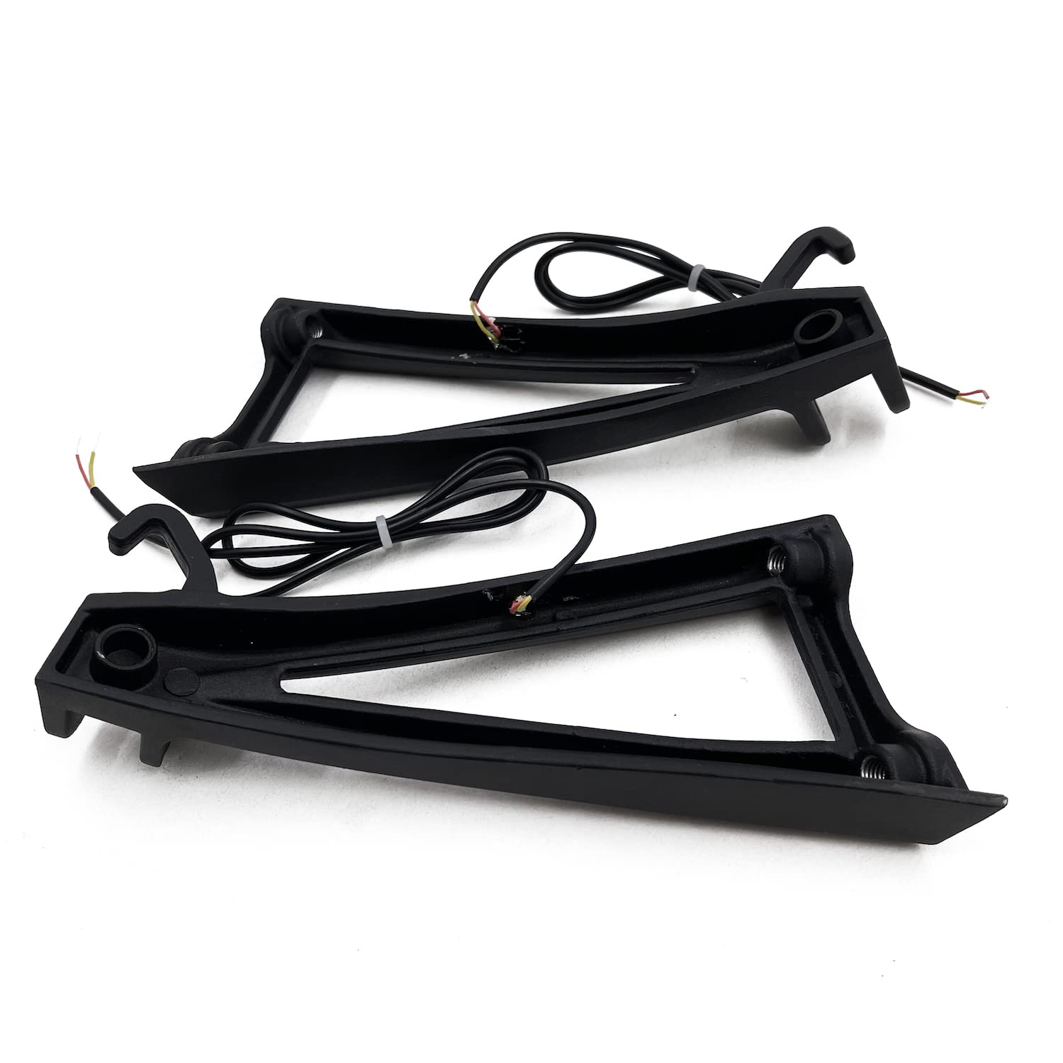 HTTMT- Black Rear Passenger Foot Peg w/LED Signal Bracket Compatible with 2006-2014 Yamaha YZF-R6 [P/N: MT390-021A-MBK] - Image 3