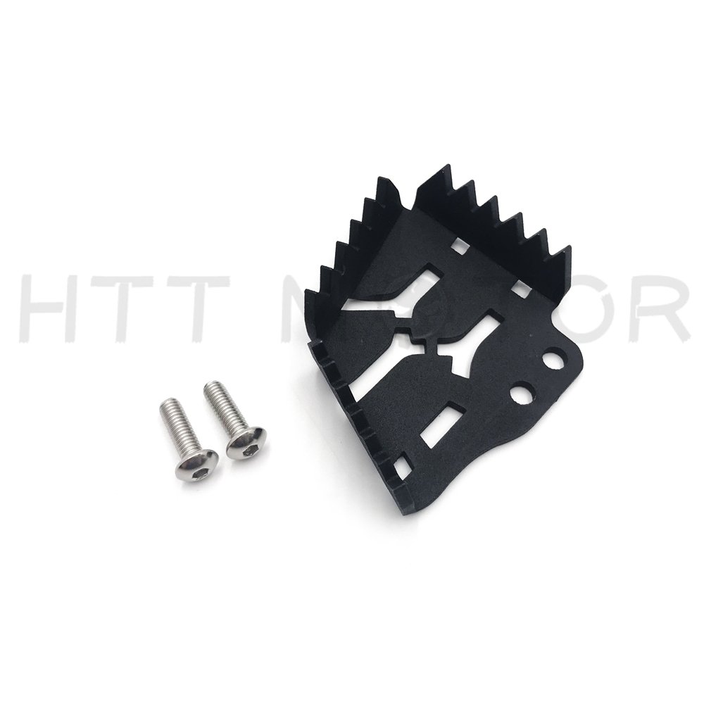 HTTMT BRAKE003- Rear Brake Pedal Tip Plate & mount bolt Compatible with 690 950 990 1050 1190 1290 Black - Image 3