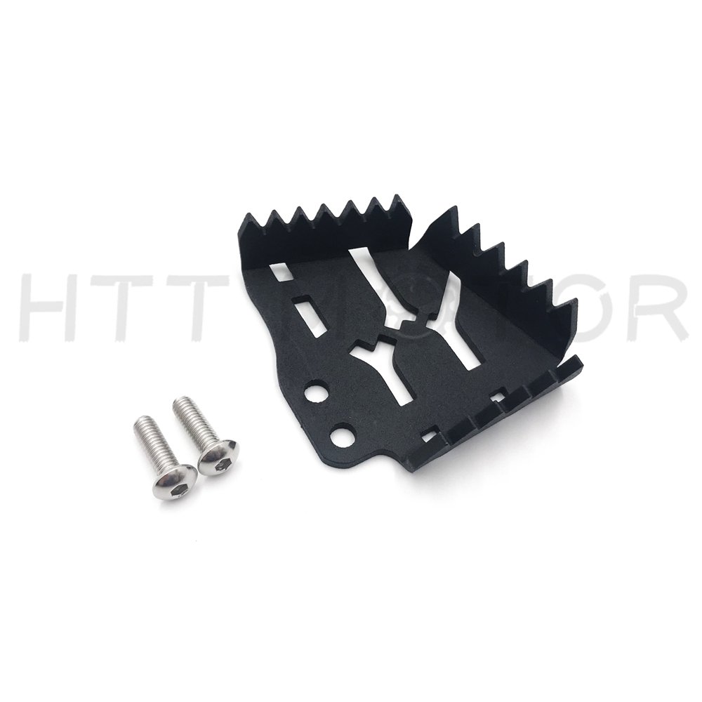 HTTMT BRAKE003- Rear Brake Pedal Tip Plate & mount bolt Compatible with 690 950 990 1050 1190 1290 Black - Image 4