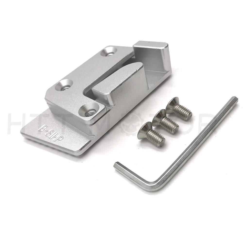 HTTMT BRAKE005- Brake Lever Pad Extension Enlarge Extender Compatible with s1000r s1000rr hp4 15-18 Silver - Image 4