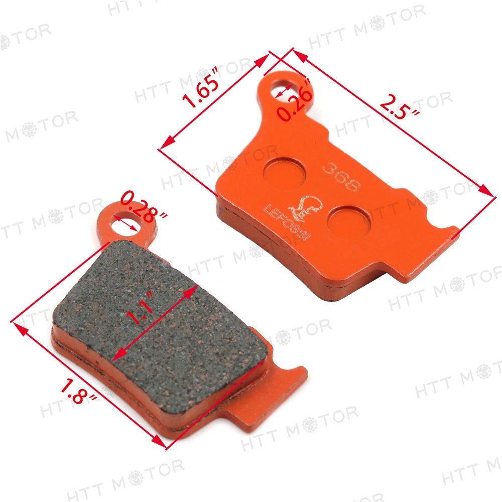 HTTMT Carbon Ceramic Brake Pads Compatible with BMW G 450 X 350 EXC 200 XC - Image 5