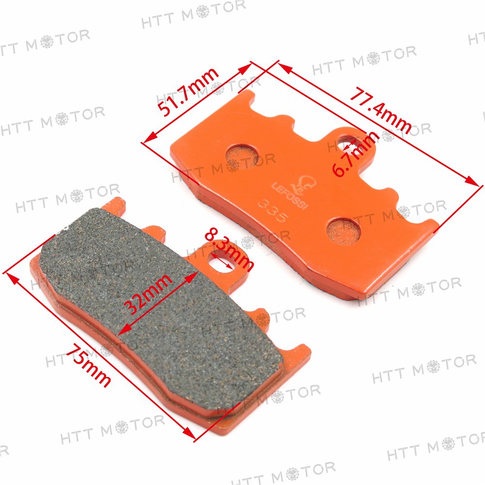 HTTMT Carbon Ceramic Brake Pads Compatible with BMW K 1200 GT R 1200 GS Adventure - Image 5