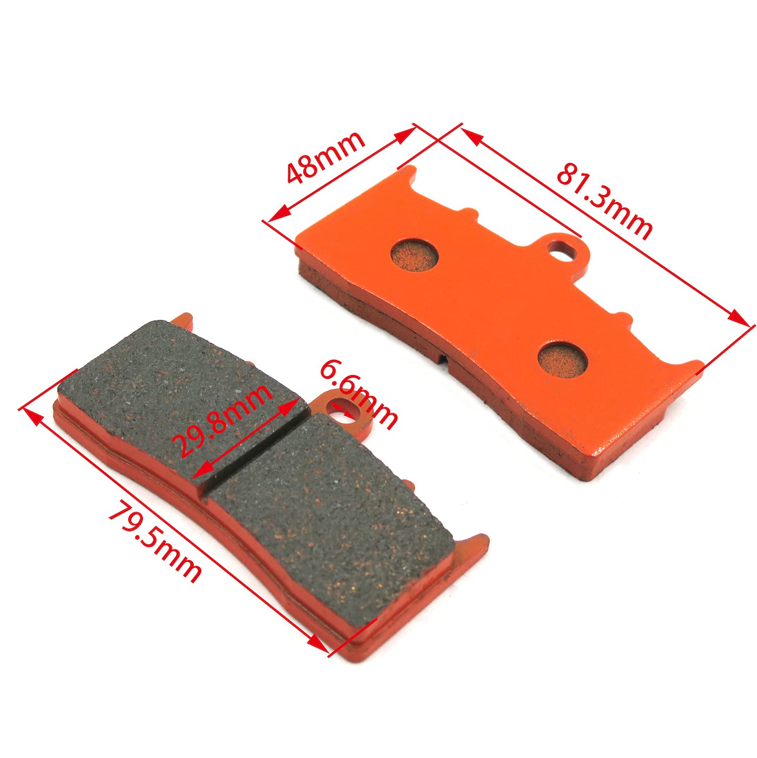 HTTMT Carbon Ceramic Brake Pads Compatible with BMW K1600GT Exclusive 2014 2015 2016 - Image 3