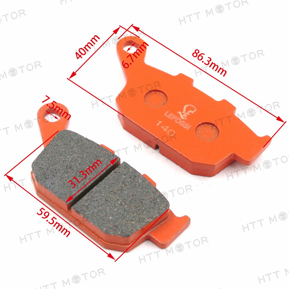 HTTMT Carbon Ceramic Brake Pads Compatible with Buell Blast XB9SX Lightning CityX - Image 6