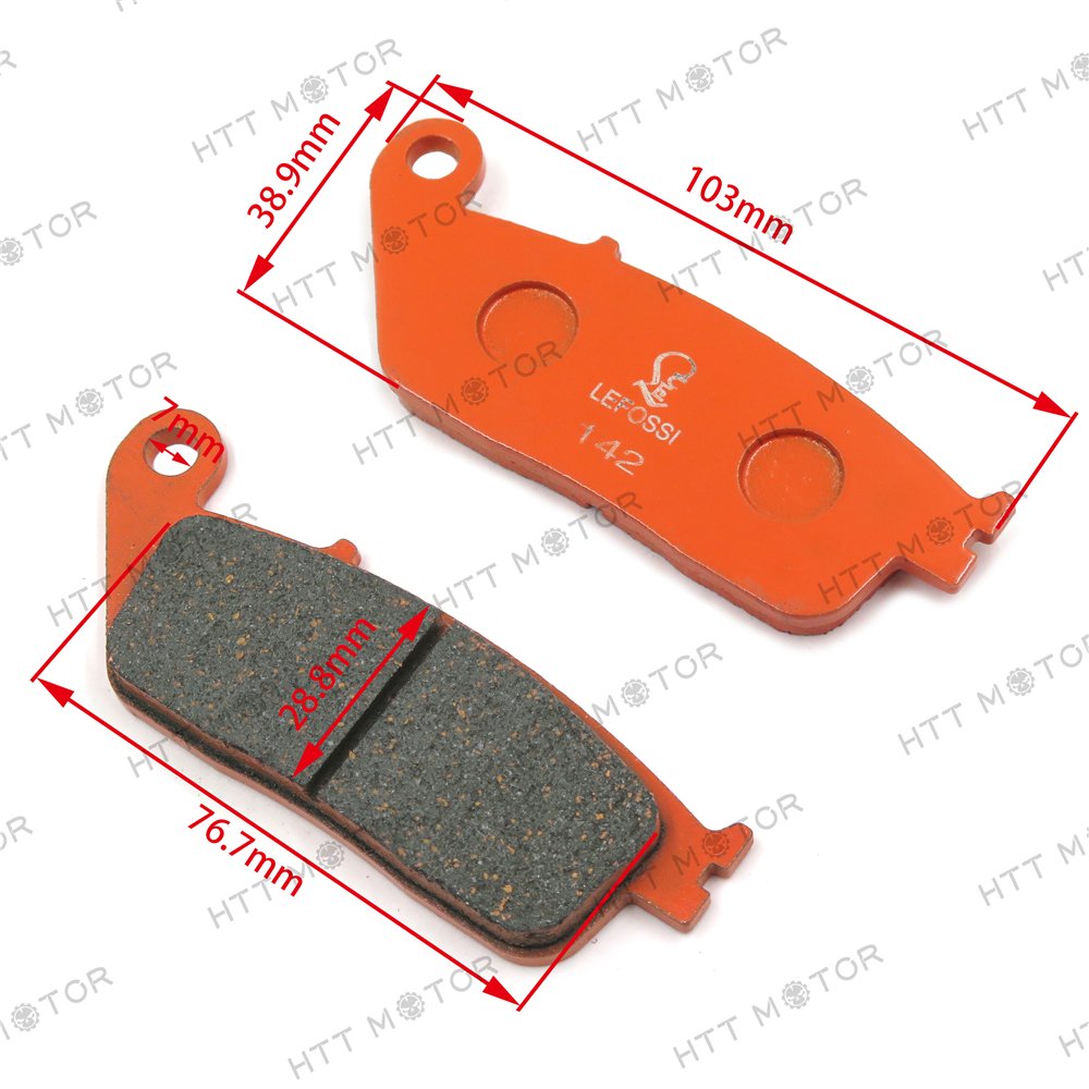 HTTMT Carbon Ceramic Brake Pads Compatible with Suzuki GSF600S Bandit 600 S Triumph Speedmaster - Image 5