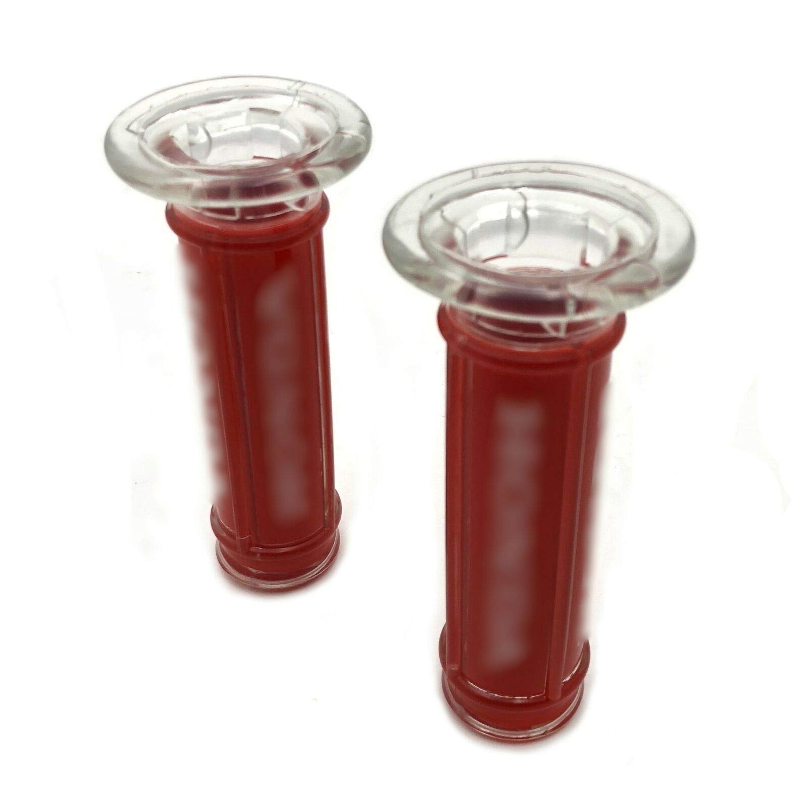 HTTMT- Compatible with Hond Bike Dirt Bike APRILLA Bimmer Polaris Offroad KTM 25mm Red Hand Grips Sport - Image 3