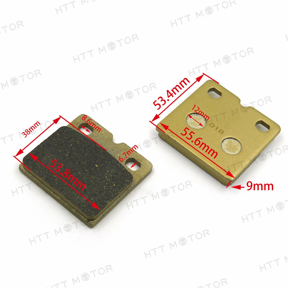 HTTMT Disc Brake Pad Set Compatible with BMW DUCATI INDIAN LEVERDA MOTOGUZZI MUZ - Image 6