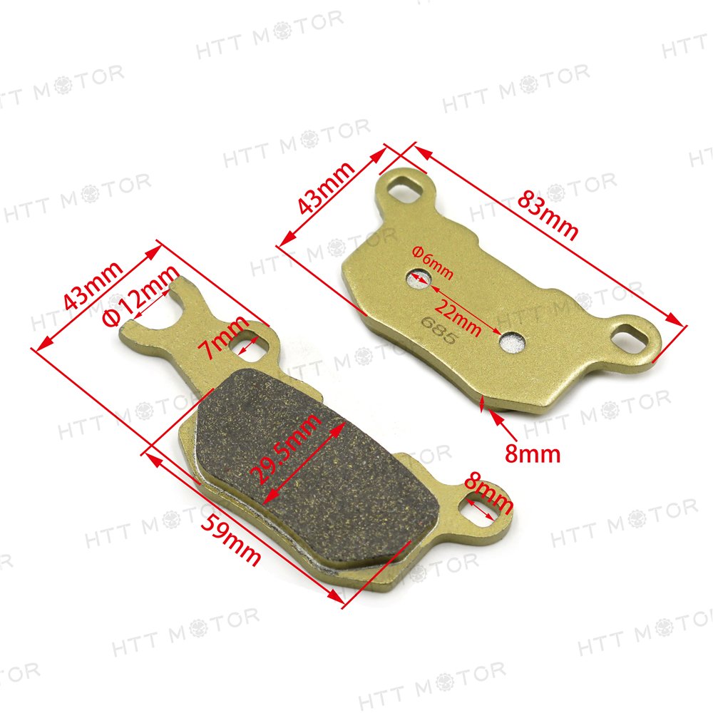 HTTMT Disc Brake Pad Set Compatible with CAN-AM - Image 6