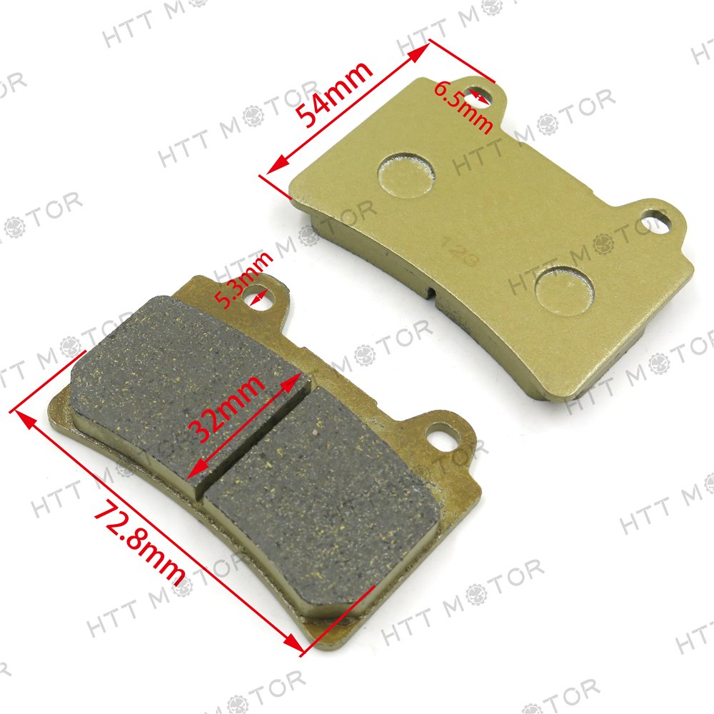 HTTMT Disc Brake Pad Set Compatible with FJ1200 XV1600A Road Star XV1700A - Image 6