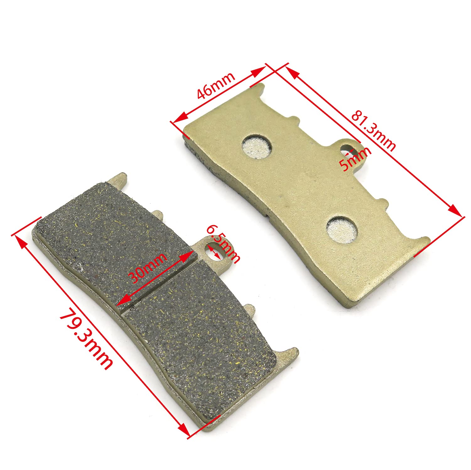 HTTMT Disc Brake Pad Set Compatible with K 1200 R 1150 R 1200 C - Image 3
