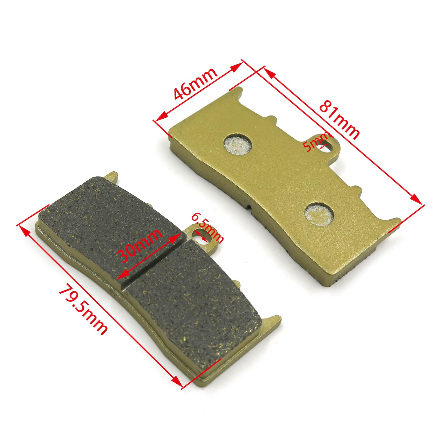 HTTMT Disc Brake Pad Set Compatible with K1600GT K1600GTL Exclusive - Image 3