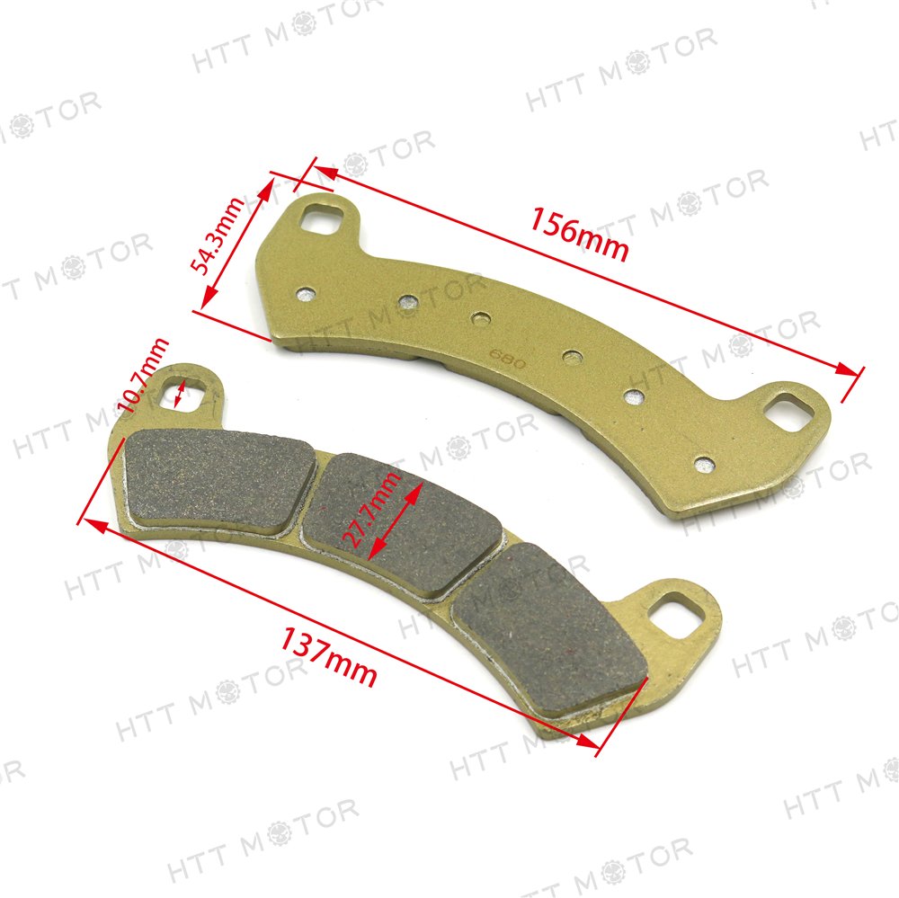 HTTMT Disc Brake Pad Set Compatible with POLARIS - Image 6