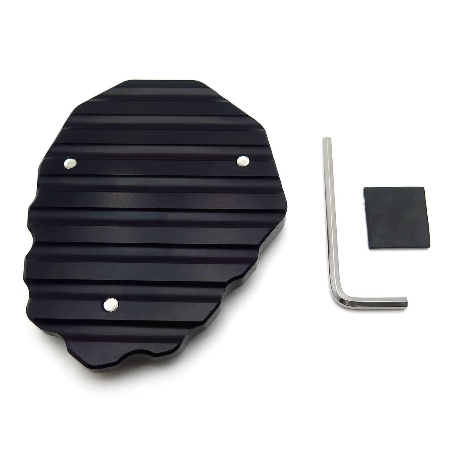 HTTMT- GZSP-JD-026- Black Kickstand Side Stand Enlarge Extension Oval Compatible With BMW R1200 GS ADV 2014-19 [See Fitment] - Image 4