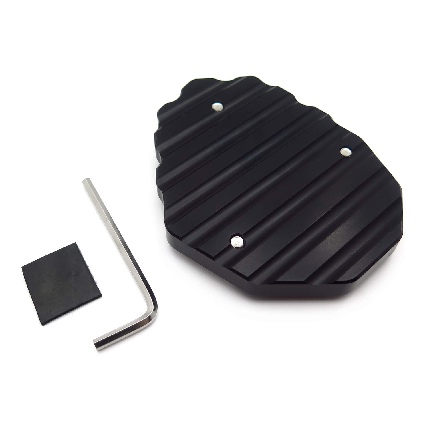 HTTMT- GZSP-JD-026- Black Kickstand Side Stand Enlarge Extension Oval Compatible With BMW R1200 GS ADV 2014-19 [See Fitment] - Image 6