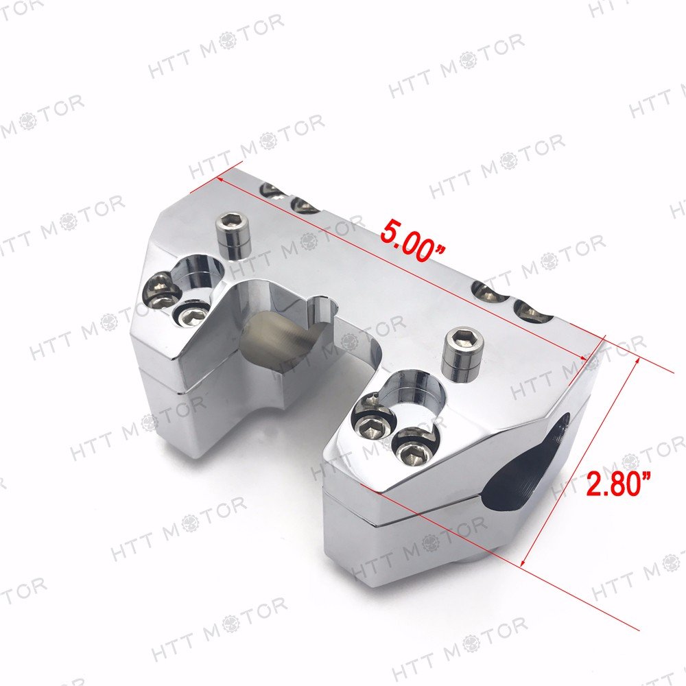 HTTMT H2316-1.25- Handlebar Risers Compatible with True 1 1/4" diameter Bars 1997 & Newer Harley Road King - Image 7