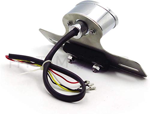 HTTMT- Motorcycle ATV LED Brake Tail Light License Plate Holder Mount Compatible with Most Off-Road Bike Yamha ducati Kawasaki Suzuki [P/N: MT386] - Image 6