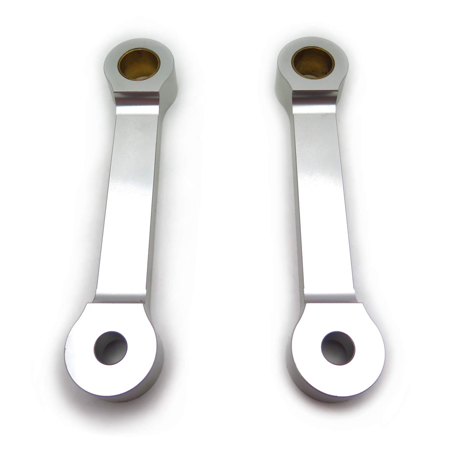 HTTMT- Motorcycle Bike Silver Billet Lowering Link Compatible with 1986-2007 Kawasaki EX250 [P/N:MT003-SR] - Image 4