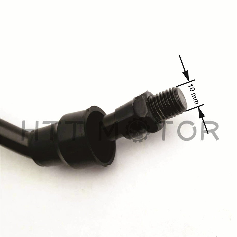 HTTMT Motorcycle Rear View Mirror 10mm Compatible with Bimmer F650GS F800GS F800R Aprilia Tuono SL750 - Image 6