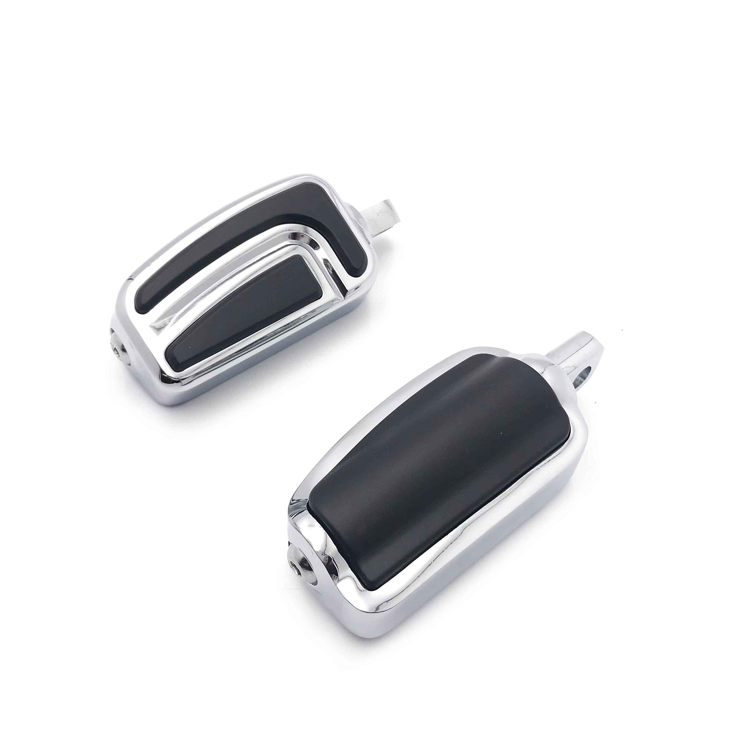 HTTMT MT216-089- Chrome AirFlow Arrow Foot Rest Foot Pegs Compatible with 1984 and up Harley Davidson XLX XLX Tour Glide Dyna Daytona FXDB Electra Glide Standard FLHT Night Train VRSCA - Image 7