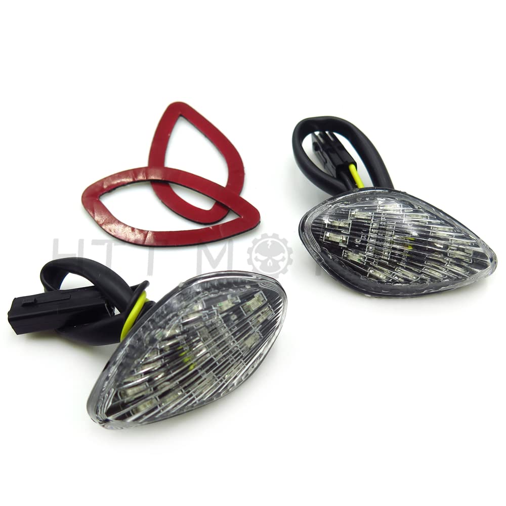 HTTMT MT224-006- Clear Led Flush Mount Turn Signal Compatible with Cbr 919 600 F3/F4/F4I 600Rr 1000Rr - Image 3