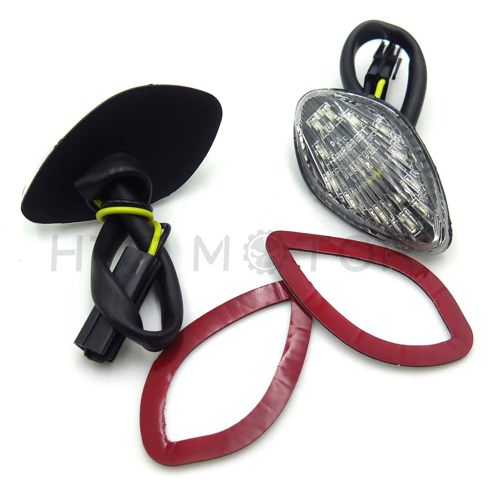 HTTMT MT224-006- Clear Led Flush Mount Turn Signal Compatible with Cbr 919 600 F3/F4/F4I 600Rr 1000Rr - Image 4