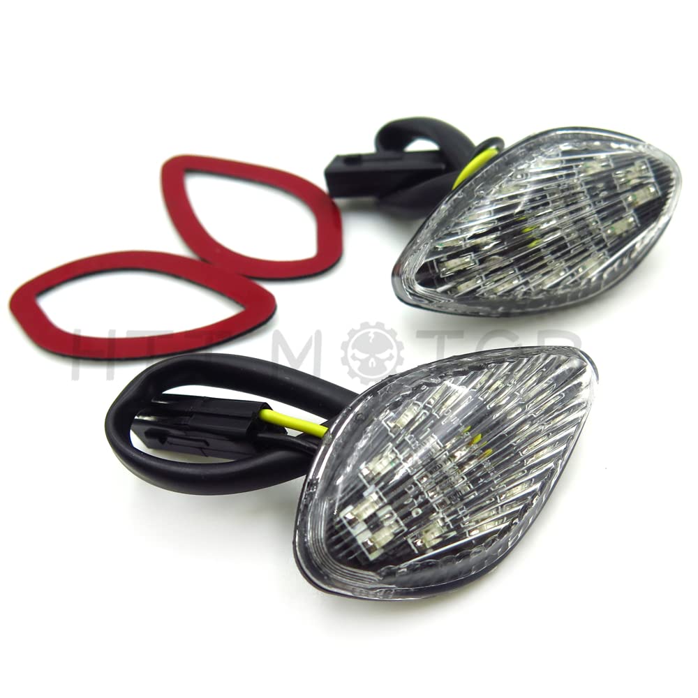 HTTMT MT224-006- Clear Led Flush Mount Turn Signal Compatible with Cbr 919 600 F3/F4/F4I 600Rr 1000Rr - Image 7
