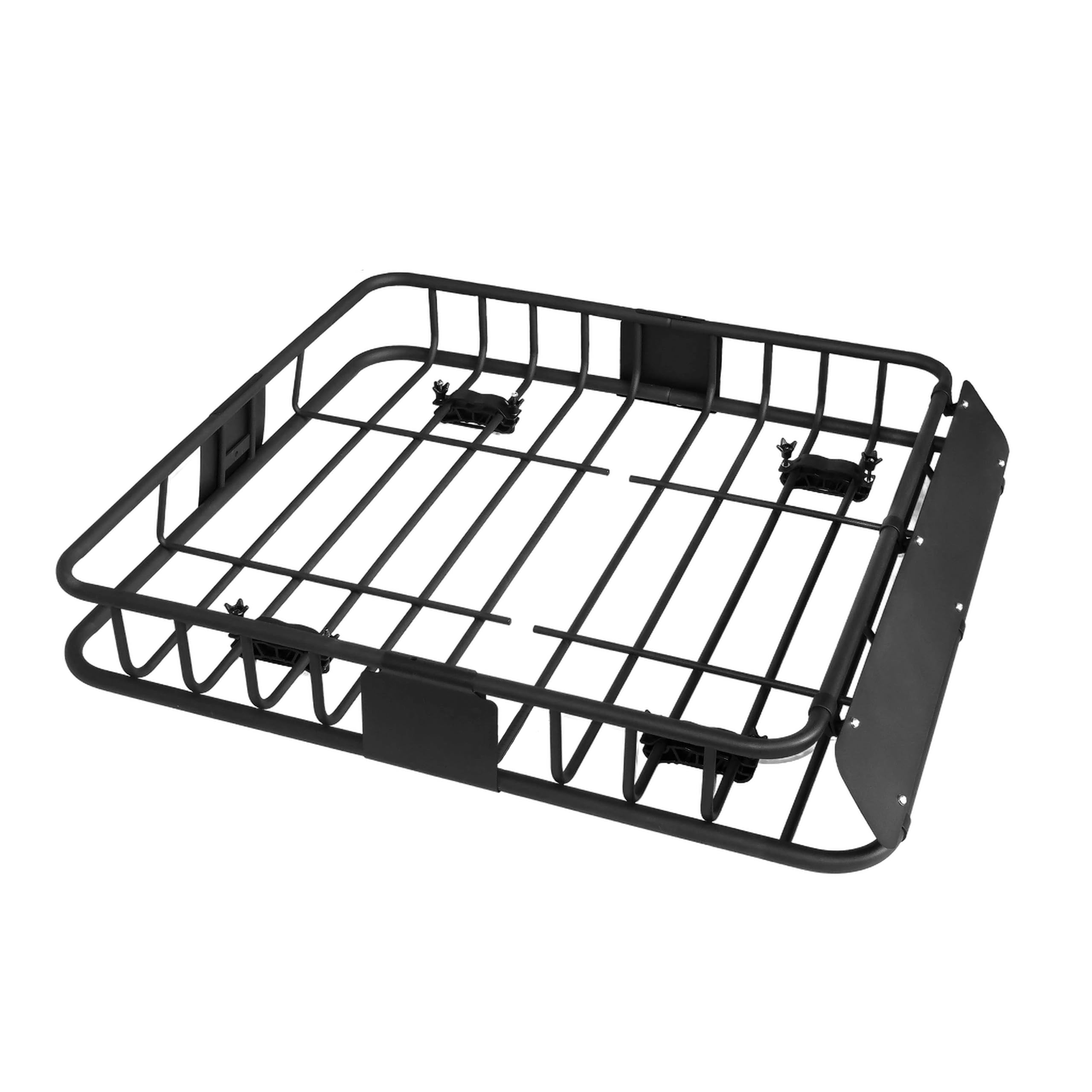 HTTMT MT371-029-M Black Universal Roof Rack Cargo Car Top Luggage Holder Carrier Basket Travel SUV - Image 3