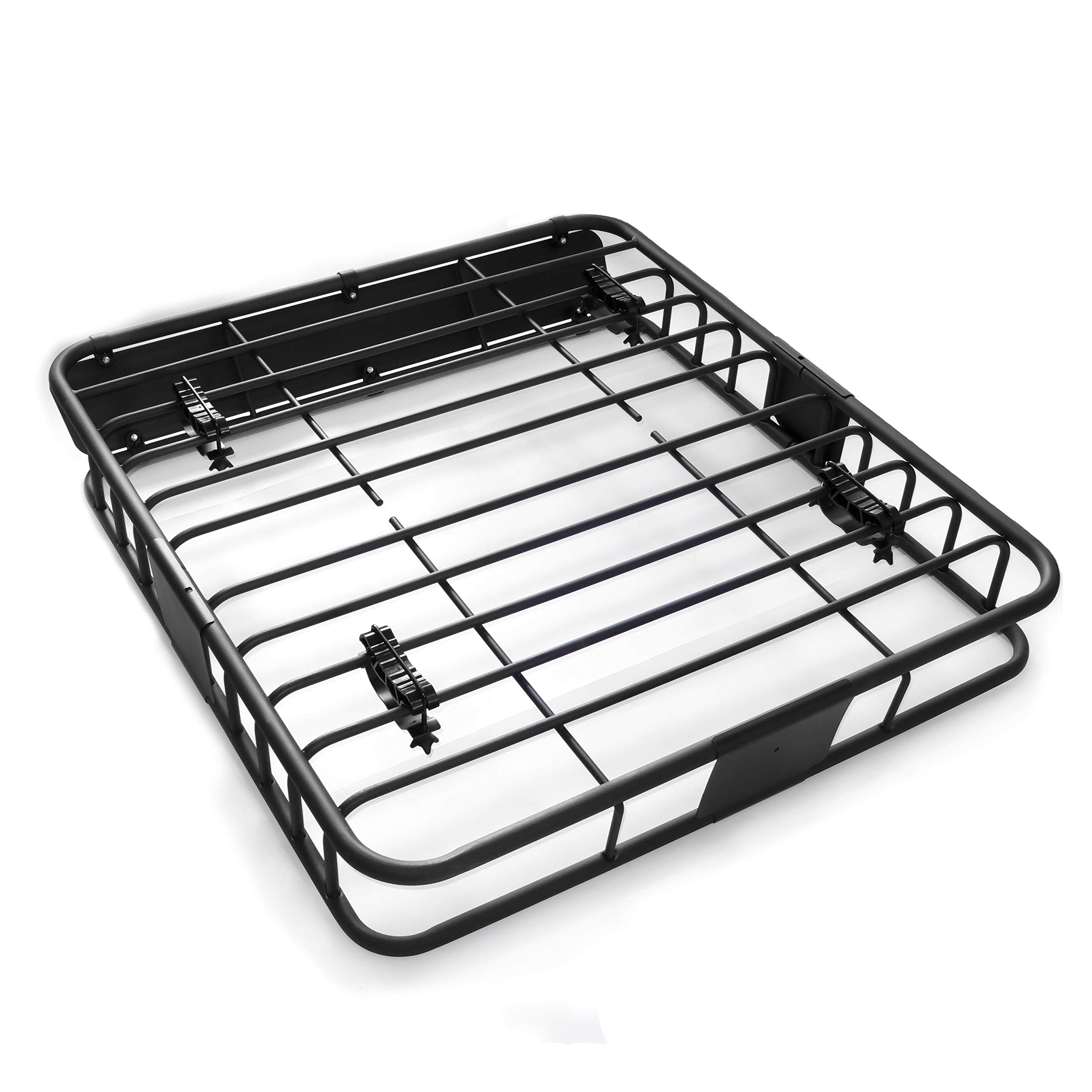HTTMT MT371-029-M Black Universal Roof Rack Cargo Car Top Luggage Holder Carrier Basket Travel SUV - Image 4