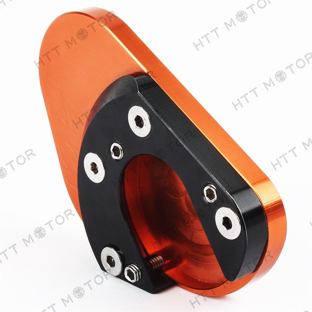 HTTMT CNC Sidestand Plate Kickstand Extension Pad Compatible with KTM 125/200/390 DUKE (2013-2015) - Image 4