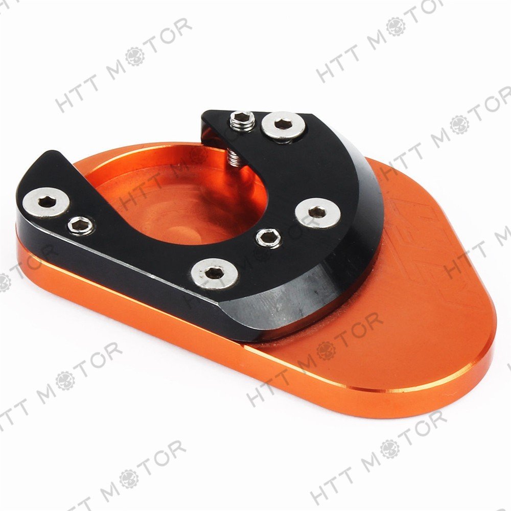 HTTMT CNC Sidestand Plate Kickstand Extension Pad Compatible with KTM 125/200/390 DUKE (2013-2015) - Image 5