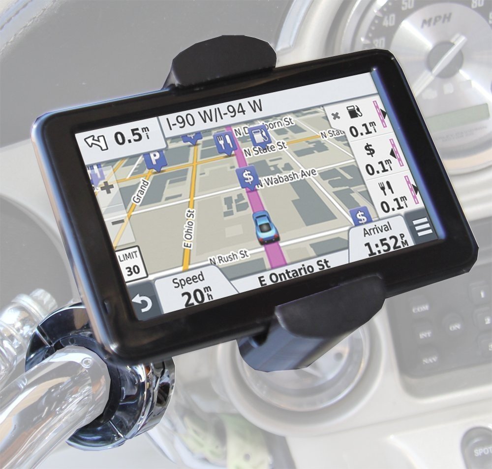 SEMT- Universal 1.25" 1-1/4" Motorcycle Bicycle Handlebar Phone Mount 360 - Cell Phone Holder/GPS Holder- Compatible With Harley Kawasaki Suzuki BMW Ducati [B074MK7ZTS] - Image 6