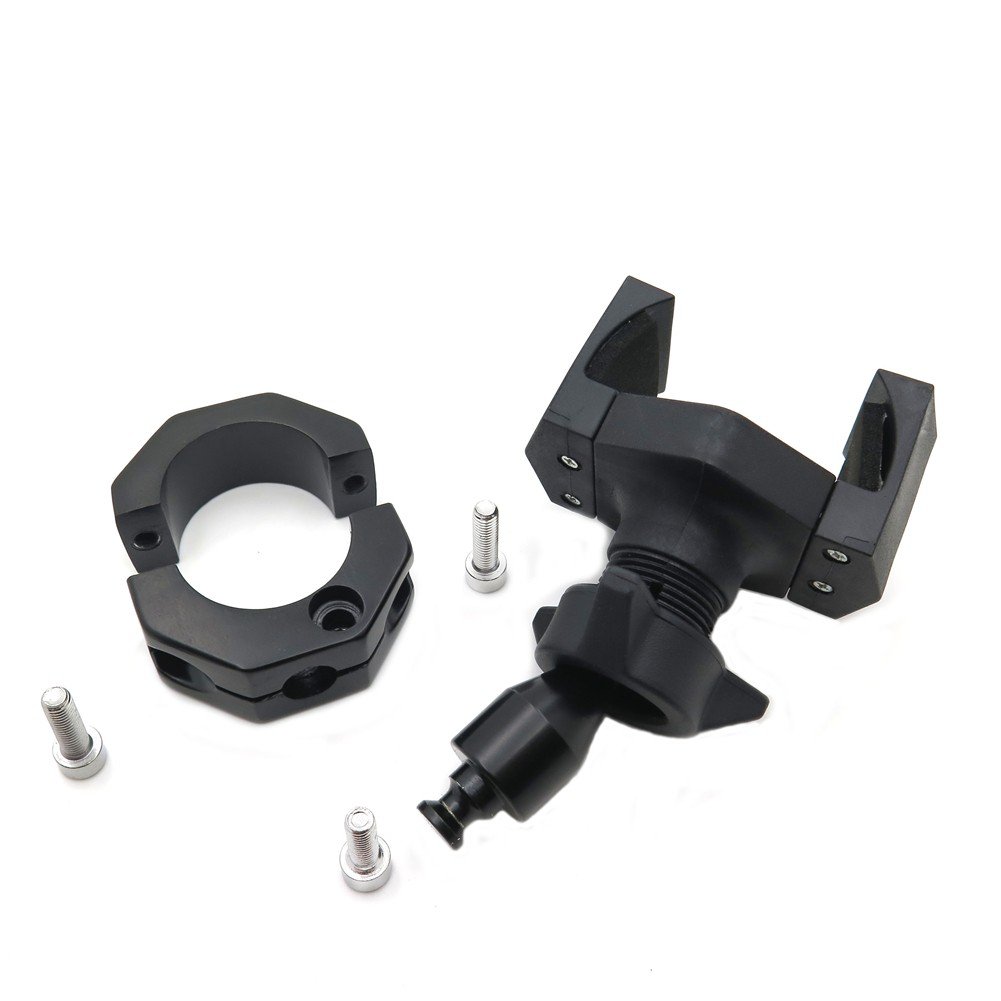 SEMT- Universal 1.25" 1-1/4" Motorcycle Bicycle Handlebar Phone Mount 360 - Cell Phone Holder/GPS Holder- Compatible With Harley Kawasaki Suzuki BMW Ducati [B074MK7ZTS] - Image 7