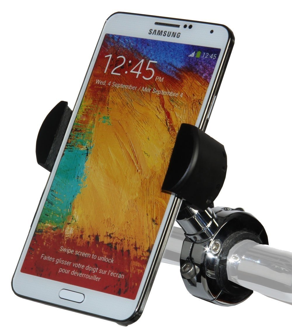 SEMT- Universal 1.25" 1-1/4" Motorcycle Bicycle Handlebar Phone Mount 360 - Cell Phone Holder/GPS Holder- Compatible With Harley Kawasaki Suzuki BMW Ducati [B074MK7ZTS] - Image 8